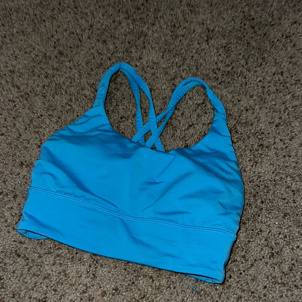 Blue Lululemon Bra
